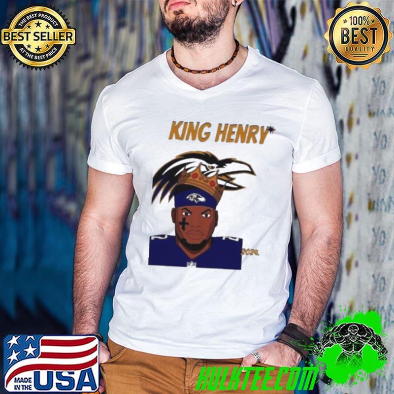 King Derrick Henry Baltimore Ravens Football 2024 Logo Shirt