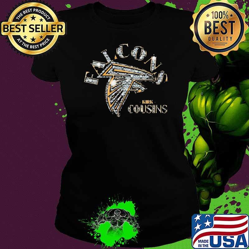 Kirk Cousins Black Atlanta Falcons Golden Falcons shirt