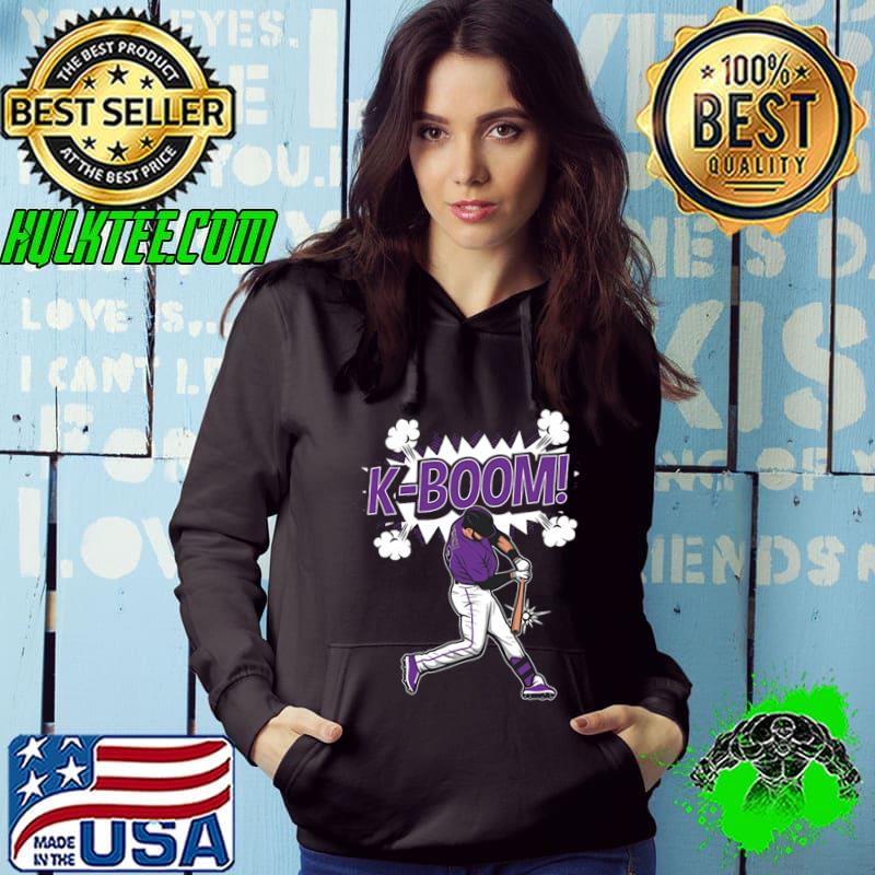 Kris Bryant K-Boom American professional baseball third baseman and outfielder T-Shirt Hoodie Kris Bryant K-Boom American professional baseball third baseman and outfielder T-Shirt Hoodie