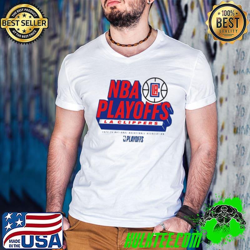 LA Clippers 2024 NBA Playoffs Defensive Stance s Guys V Neck LA Clippers 2024 NBA Playoffs Defensive Stance s Guys V Neck