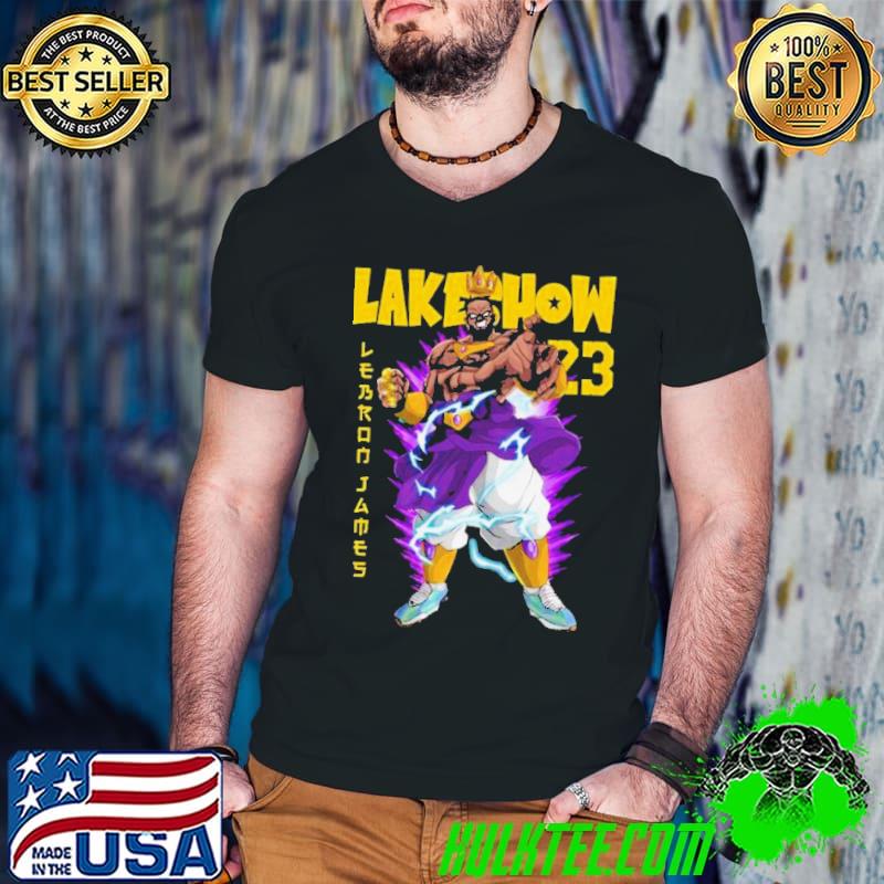 LeBroly X DBZ Lakeshow Basketball Shirt