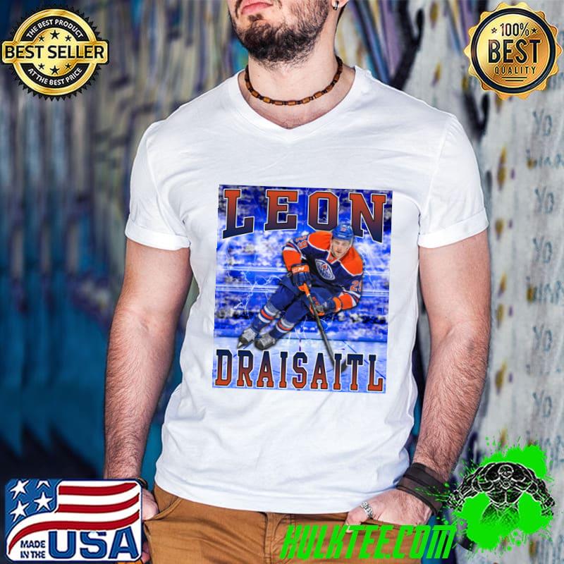 Leon Draisaitl German professional ice hockey centre and alternate captain for the Edmonton Oilers T-Shirt Guys V Neck Leon Draisaitl German professional ice hockey centre and alternate captain for the Edmonton Oilers T-Shirt Guys V Neck