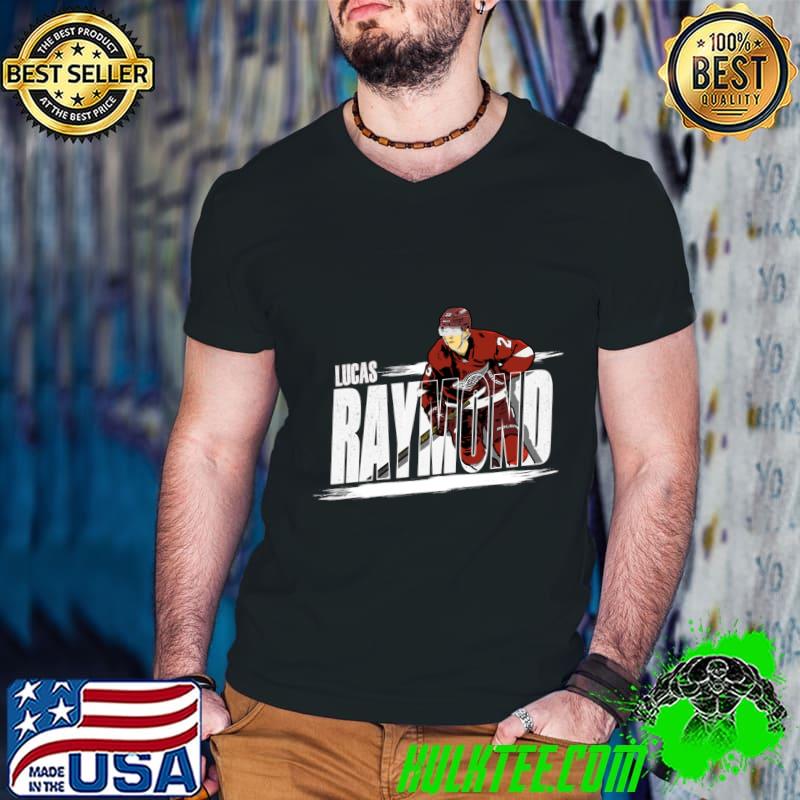 Lucas raymond Swedish professional ice hockey winger comic style T-Shirt Guys V Neck Lucas raymond Swedish professional ice hockey winger comic style T-Shirt Guys V Neck