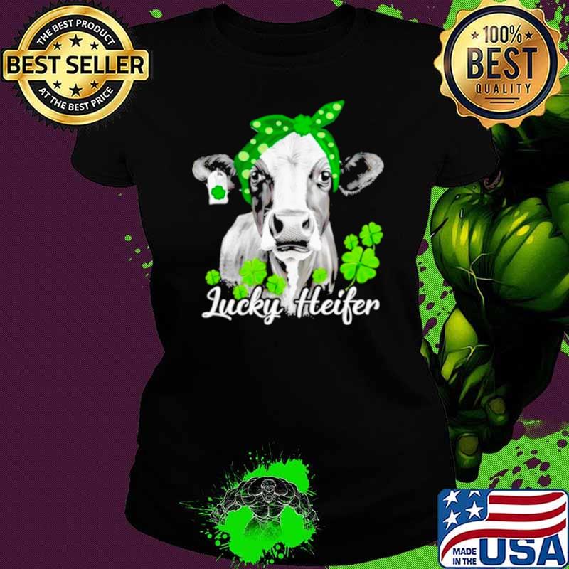 Lucky heifer St Patrick’s day cow shirt