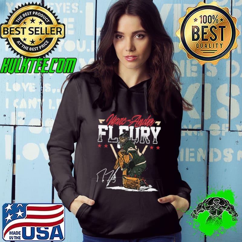 Marc-Andre Signature Fleury Minnesota Triangle Name T-Shirt Marc-Andre Signature Fleury Minnesota Triangle Name T-Shirt