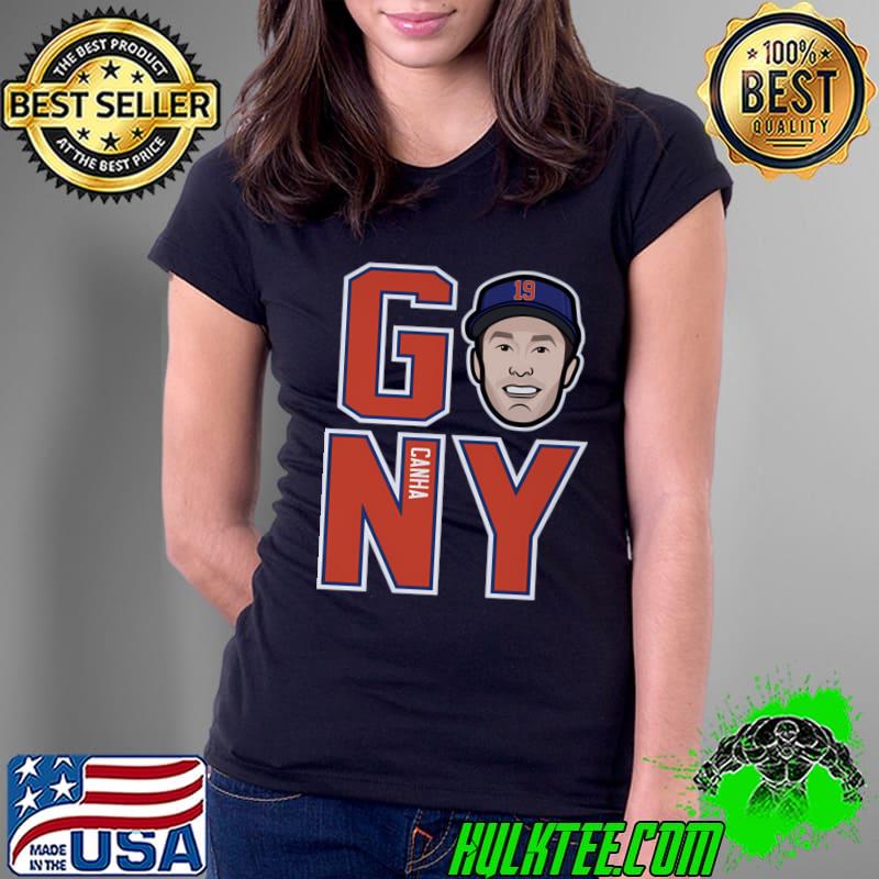 Mark Canha American professional baseball outfielder New York M Go Ny T-Shirt Ladies Tee Mark Canha American professional baseball outfielder New York M Go Ny T-Shirt Ladies Tee