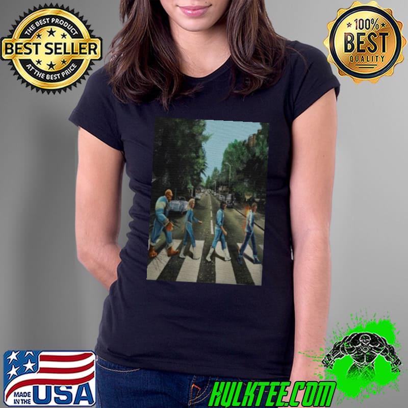Mcu Fantastic Four Abbey Road Artwork s Ladies Tee Mcu Fantastic Four Abbey Road Artwork s Ladies Tee
