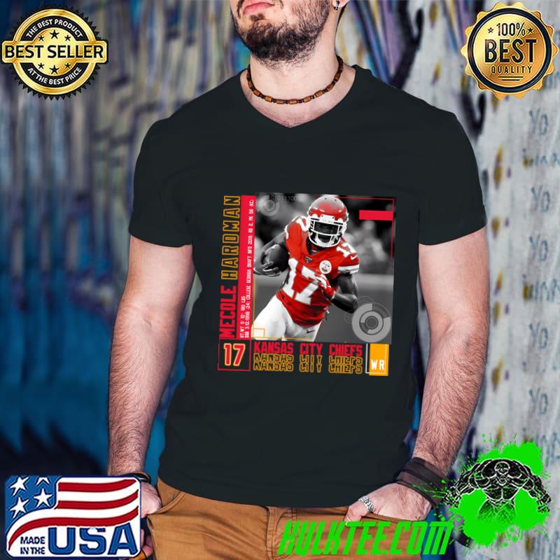 Mecole Hard Paper American football wide receiver Kansas City Chiefs T-Shirt