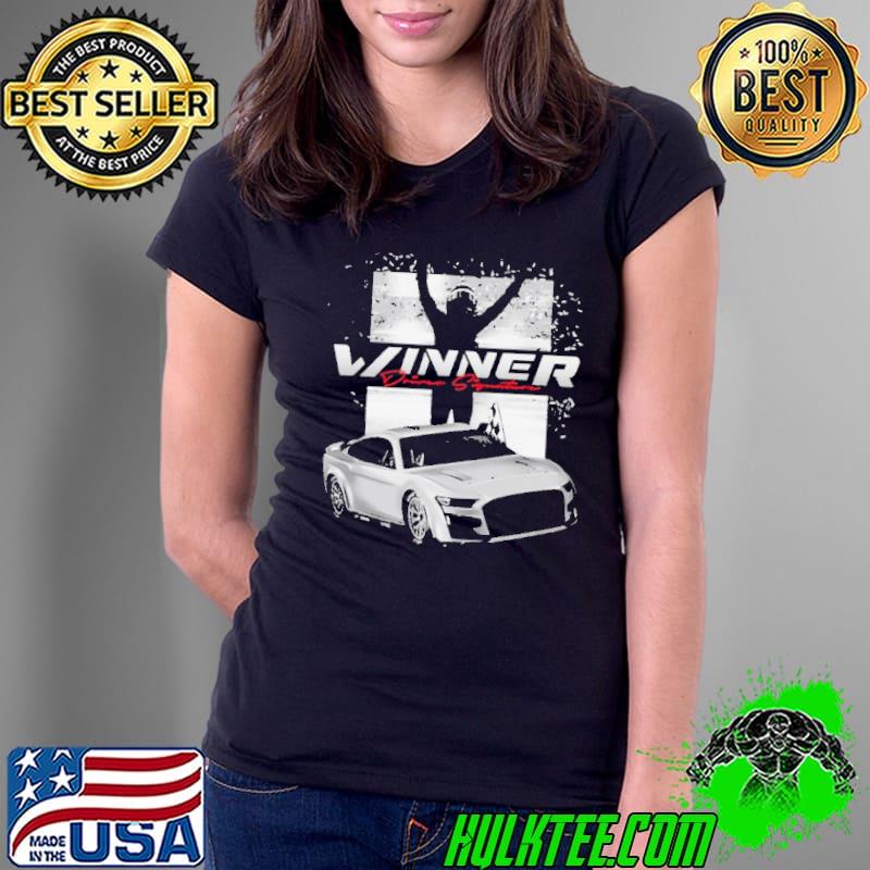 Men’s William Byron Checkered Flag Sports Black 2024 Cook Out 400 Race Win shirt