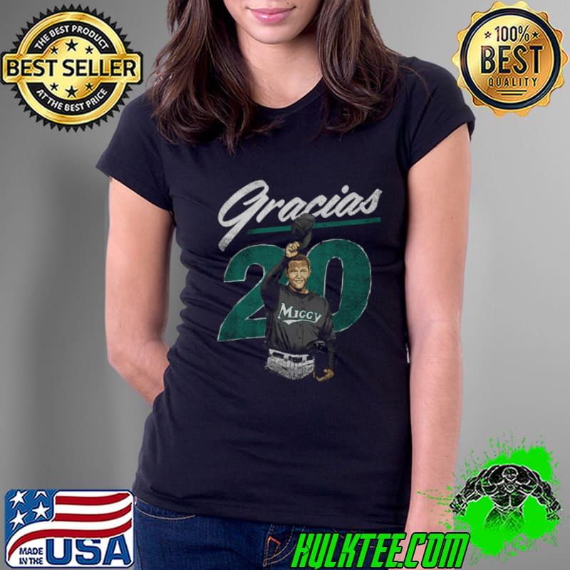 Miguel Cabrera Florida Gracias Retro Venezuelan former professional baseball T-Shirt Ladies Tee Miguel Cabrera Florida Gracias Retro Venezuelan former professional baseball T-Shirt Ladies Tee