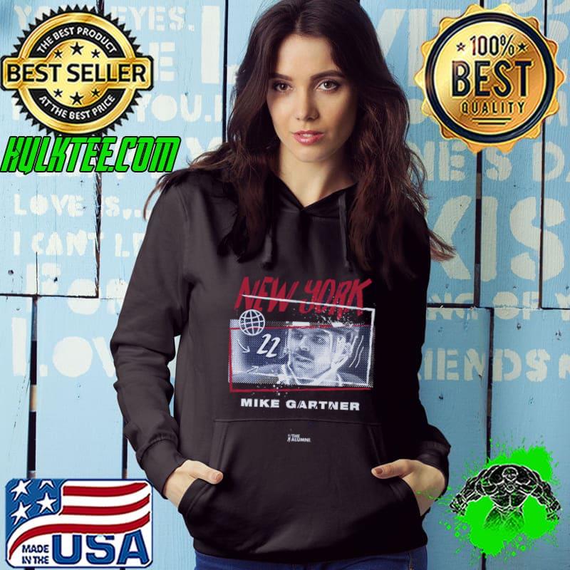 Mike Gartner Canadian former professional ice hockey New York R Tones T-Shirt Hoodie Mike Gartner Canadian former professional ice hockey New York R Tones T-Shirt Hoodie