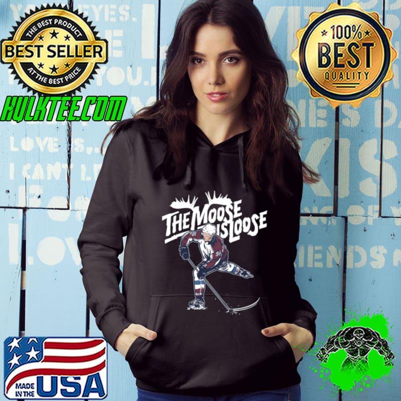 Mikko Rantanen Finnish professional ice hockey forward Moose Is Loose T-Shirt Hoodie Mikko Rantanen Finnish professional ice hockey forward Moose Is Loose T-Shirt Hoodie