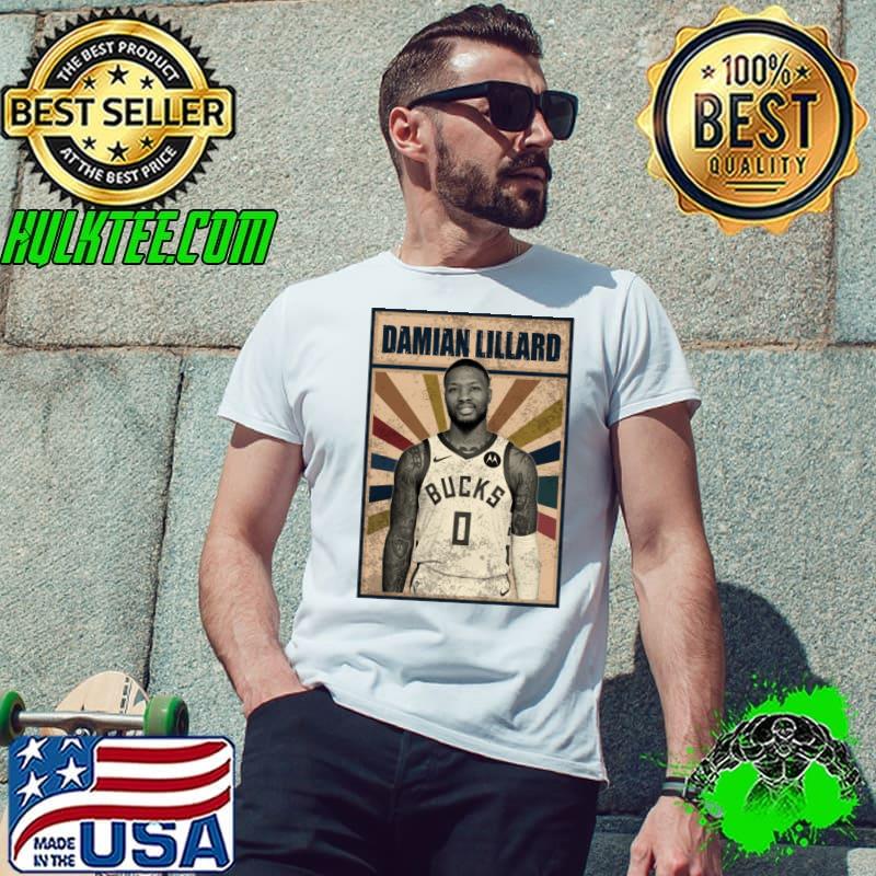 Milwaukee Bucks Damian Lillard American professional basketball player T-Shirt