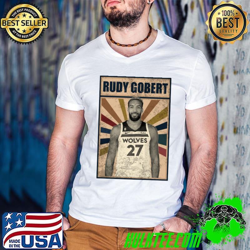 Minnesota Timberwolves Rudy Gobert French professional basketball player T-Shirt Guys V Neck Minnesota Timberwolves Rudy Gobert French professional basketball player T-Shirt Guys V Neck