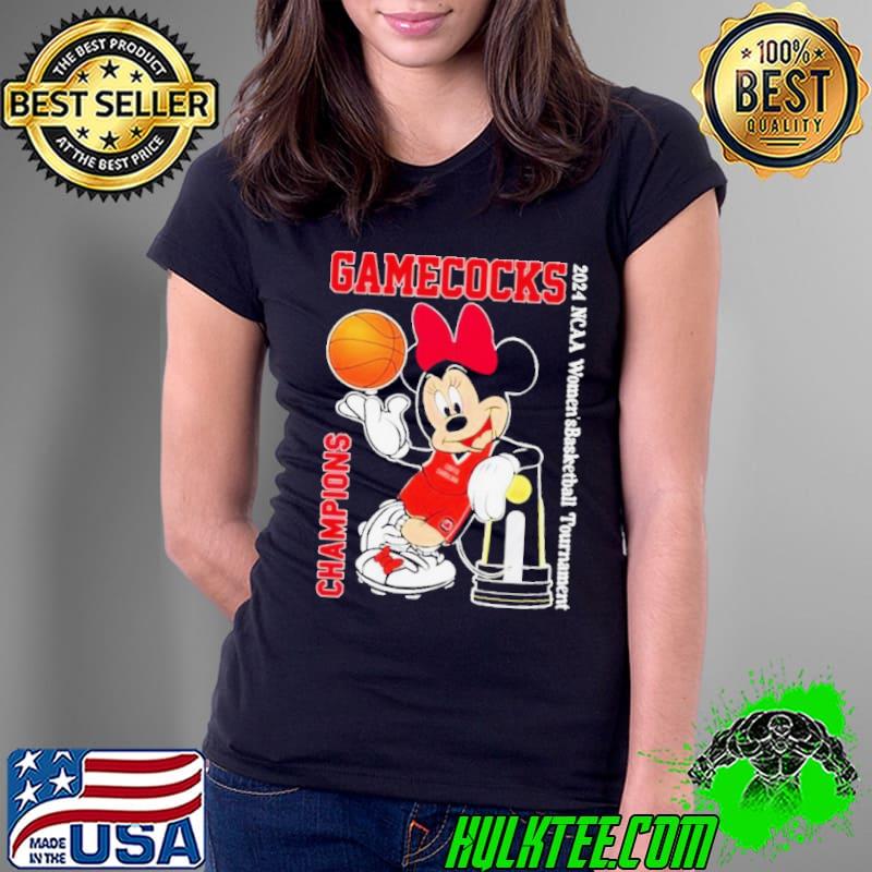 Minnie-Mouse-South-Carolina-Gamecocks-Champions-2024-NCAA-Women’s-Basketball-Tournament-Shirt-1a8568-0
