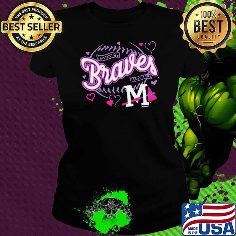 Mississippi Braves Youth Girls Britt s Ladies tee Mississippi Braves Youth Girls Britt s Ladies tee