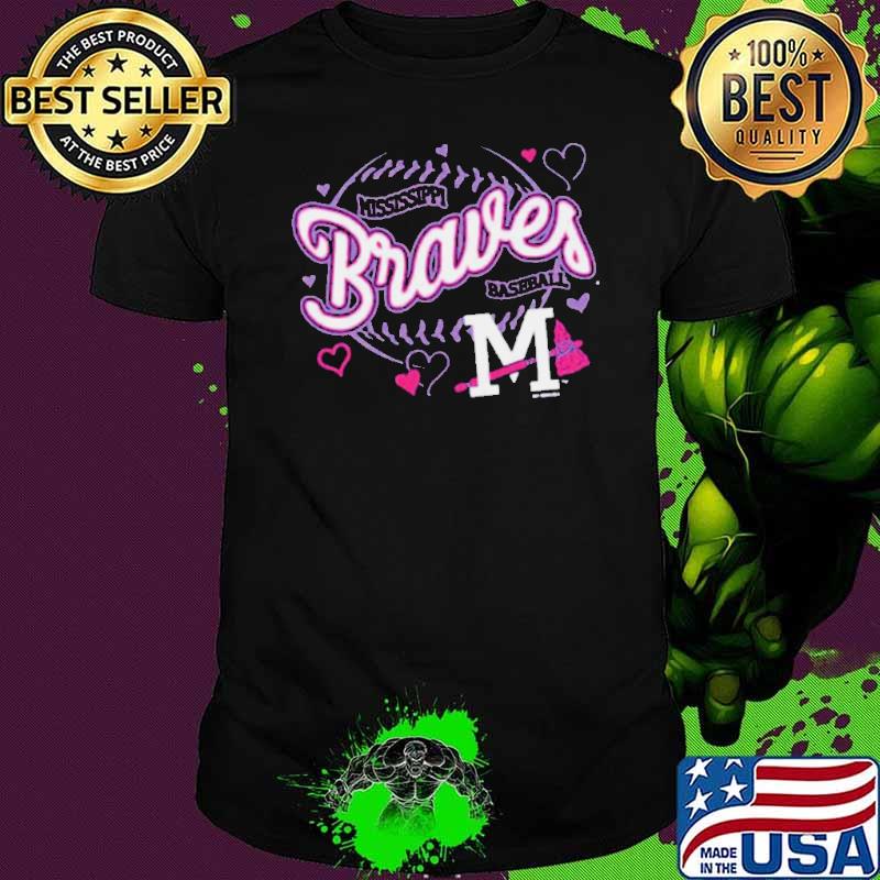 Mississippi Braves Youth Girls Britt shirt