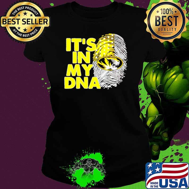 Missouri Tigers It’s In My DNA Fingerprint shirt