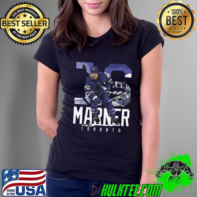 Mitch Marner Canadian professional ice hockey right winger Toronto Landmark T-Shirt Ladies Tee Mitch Marner Canadian professional ice hockey right winger Toronto Landmark T-Shirt Ladies Tee