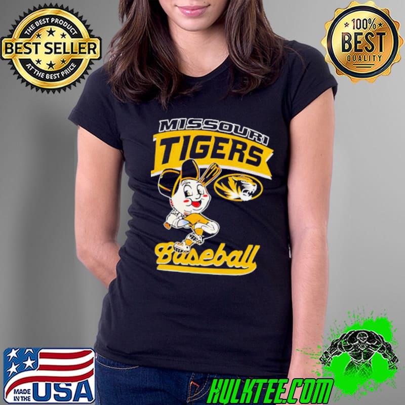 Mizzou Tigers Baseball Head Player Tiger shirt