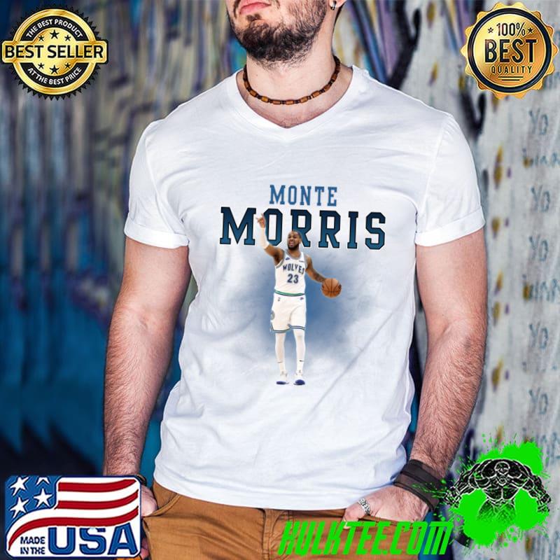 Monte Morris American professional basketball player for Minnesota Timberwolves T-Shirt Monte Morris American professional basketball player for Minnesota Timberwolves T-Shirt