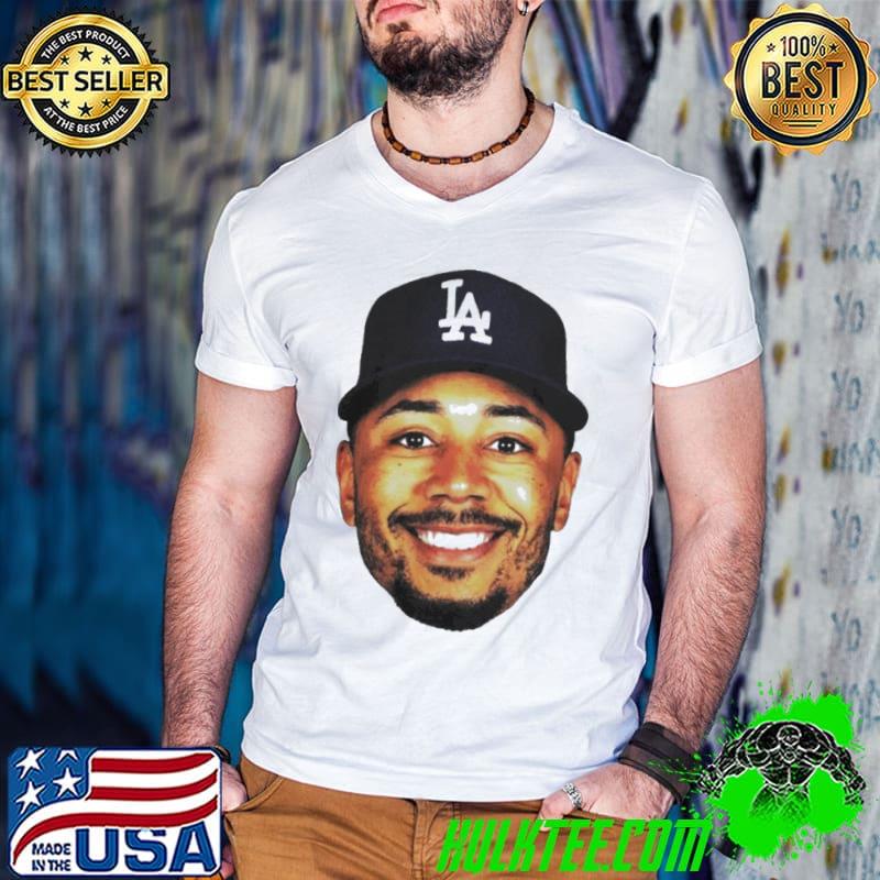 Mookie Betts Los Angeles Dodgers big face shirt