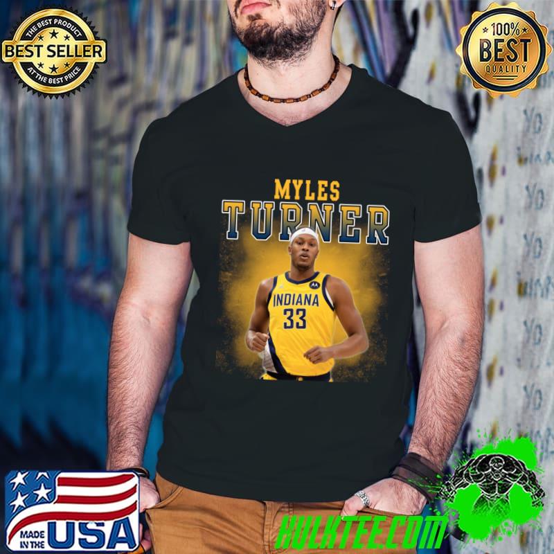 Myles Turner American professional basketball player for Indiana Pacers T-Shirt Guys V Neck Myles Turner American professional basketball player for Indiana Pacers T-Shirt Guys V Neck