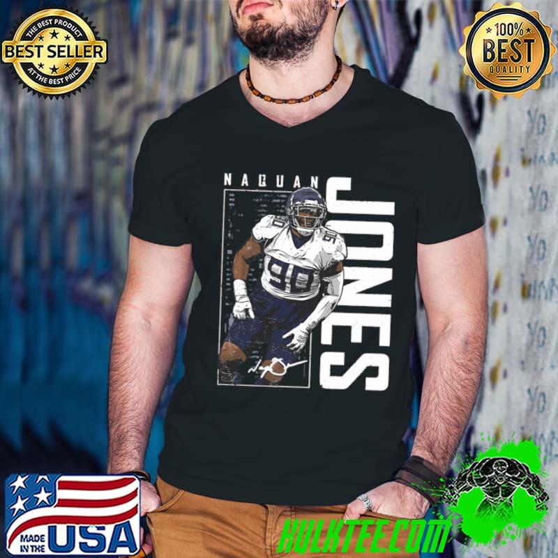 Naquan Jones Tennessee Vertical American football defensive end for Arizona Cardinals T-Shirt