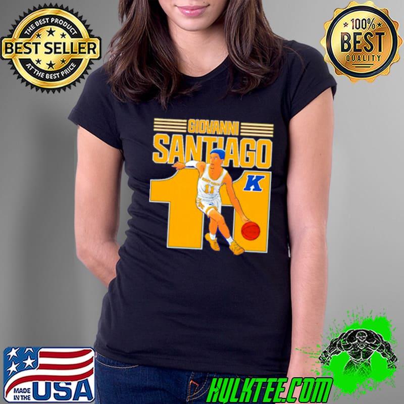 NCAA Men’s Basketball Giovanni Santiago Individual Caricature s Ladies Tee NCAA Men’s Basketball Giovanni Santiago Individual Caricature s Ladies Tee