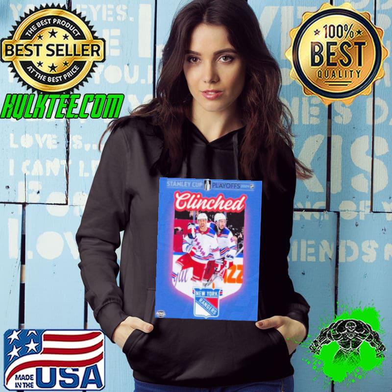 New York Rangers Are The First Team To Clinch A Spot In The Stanley Cup Playoffs 2024 Nhl s Hoodie New York Rangers Are The First Team To Clinch A Spot In The Stanley Cup Playoffs 2024 Nhl s Hoodie