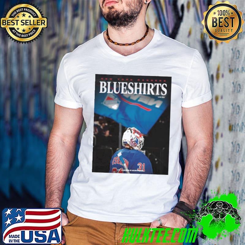 New York Rangers Blueshirts Hockey s Guys V Neck New York Rangers Blueshirts Hockey s Guys V Neck