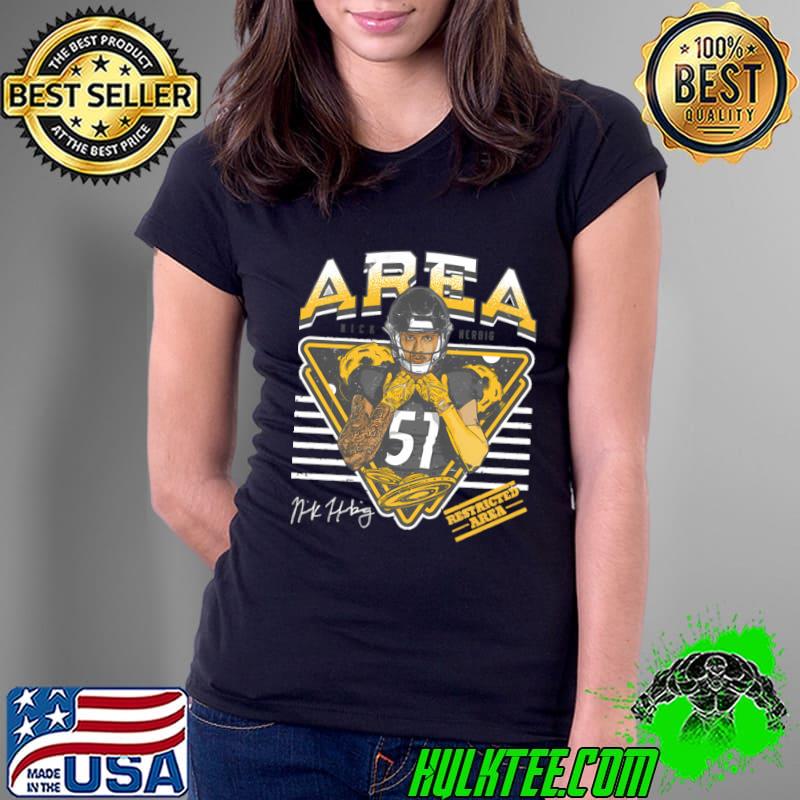 Nick Herbig Pittsburgh Area 51 Signature American football linebacker T-Shirt