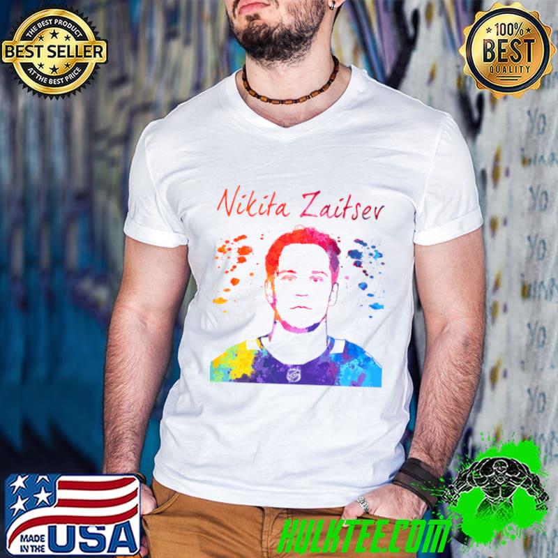 Nikita Zaitsev Russian professional ice hockey defenceman currently Chicago Blackhawks T-Shirt Guys V Neck Nikita Zaitsev Russian professional ice hockey defenceman currently Chicago Blackhawks T-Shirt Guys V Neck