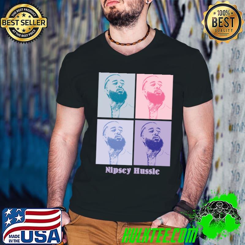 Nipsey Husle Pop Art American rapper entrepreneur and activist T-Shirt
