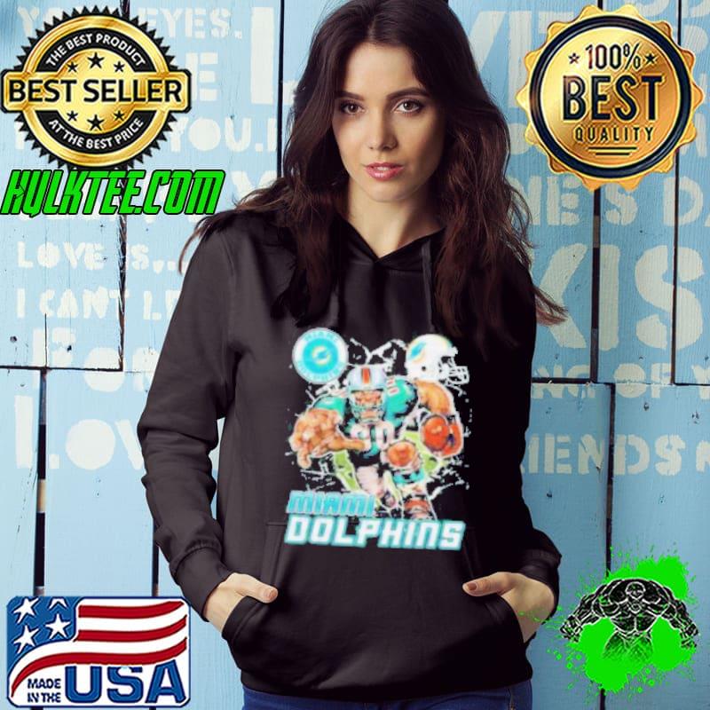 Official Mascot Breaking Through Wall Miami Dolphins Vintage shirt