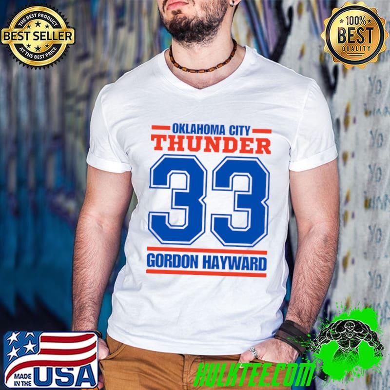 Oklahoma City Thunder Hayward 33 Basketball Player T-Shirt