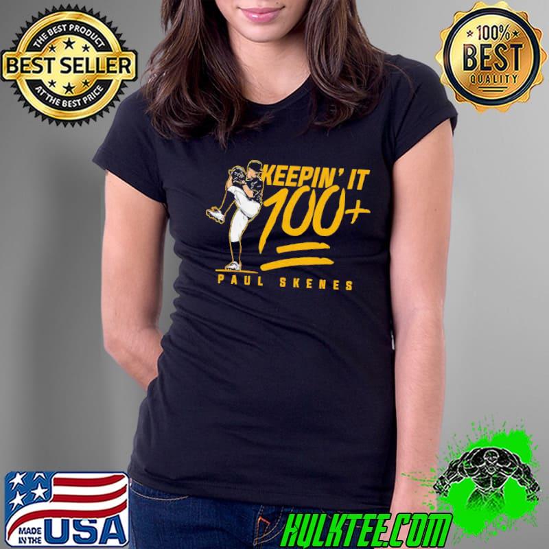 Paul Skenes keepin’ it 100+ Pittsburgh shirt