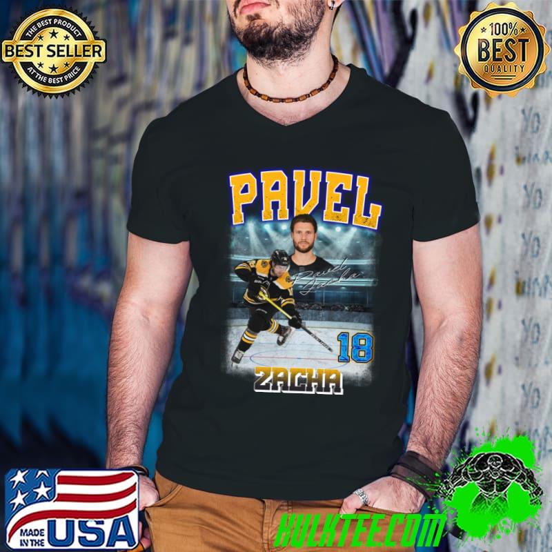 Pavel Zacha Czech professional ice hockey player for the Boston Bruins T-Shirt