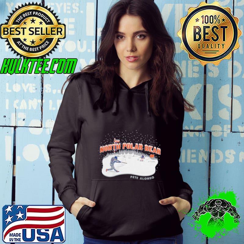 Pete Alonso American professional baseball first baseman North Polar Bear T-Shirt Pete Alonso American professional baseball first baseman North Polar Bear T-Shirt