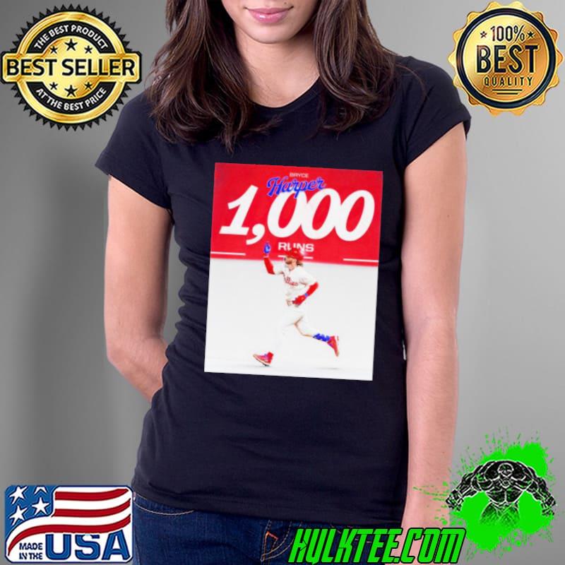 Philadelphia Phillies Bryce Harper 1000 Runs Shirt