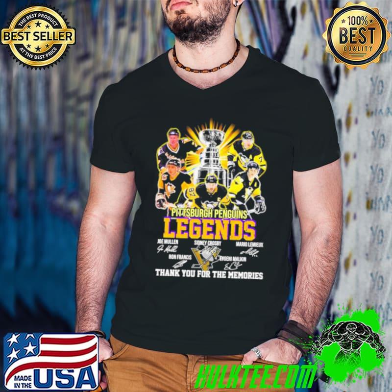 Pittsburgh Penguins Legends 2024 Thank You For The Memories Signatures Shirt