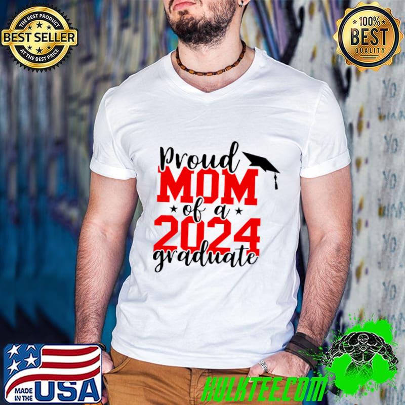 Proud Aunt Of A 2024 Graduate For Family Graduation T-Shirt