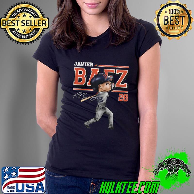 Puerto Rican professional baseball infielder javier baez detroit cartoon T-Shirt