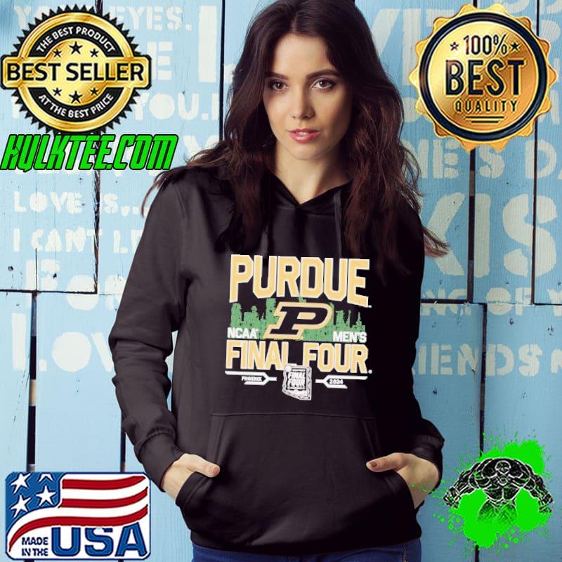 Purdue Boilermaker April 6 & 8 2024 NCAA Men’s basketball Final Four skyline shirt