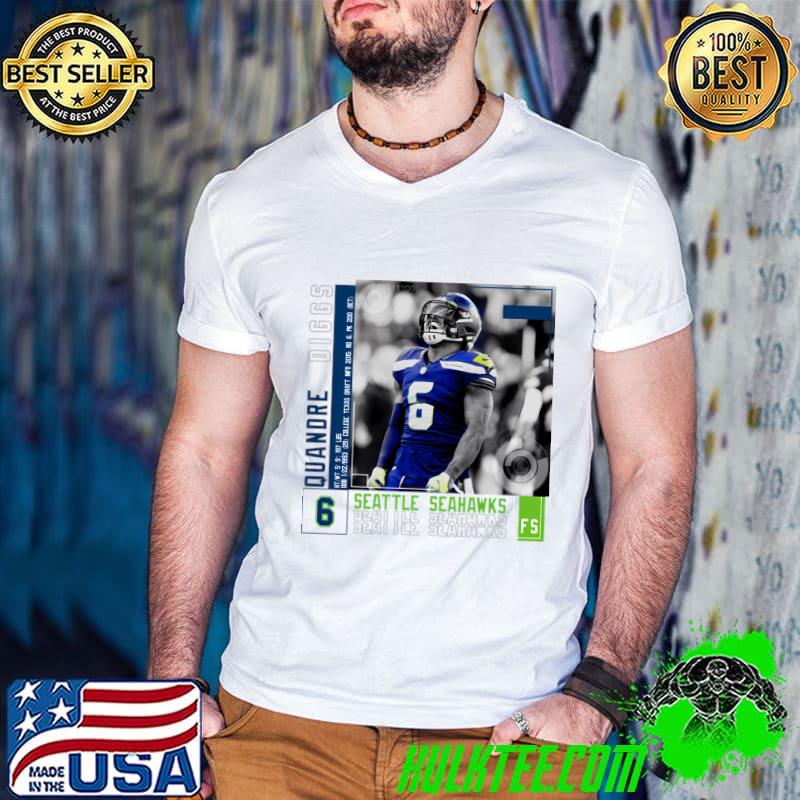 Quandre Diggs Paper American football safety who is a free agent T-Shirt