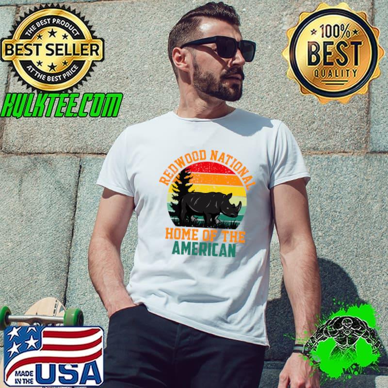 Redwood National Home Of The American Vintage Sunset T-Shirt