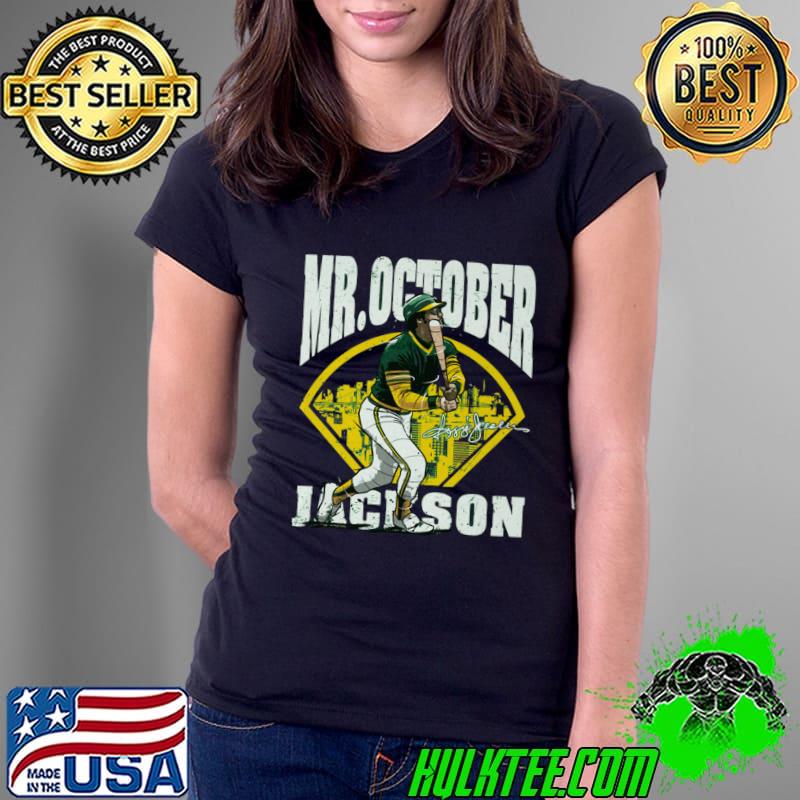 Reggie Jackson American professional basketball Oakland Mr. October Field T-Shirt