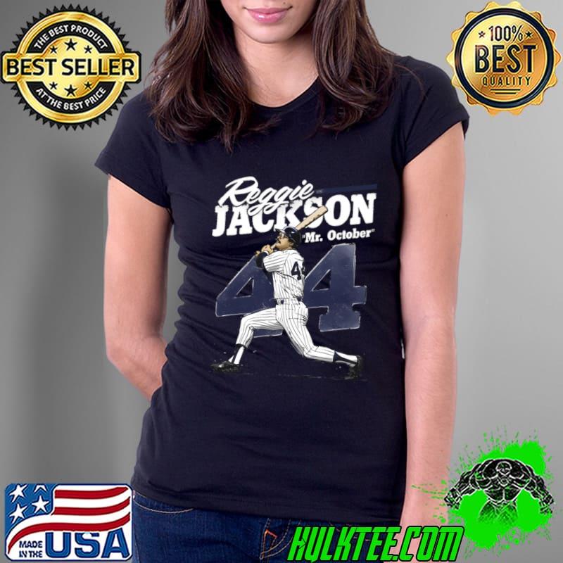 Reggie Jackson American professional basketball player New York Y T-Shirt Ladies Tee Reggie Jackson American professional basketball player New York Y T-Shirt Ladies Tee