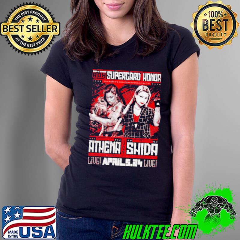 Ring of Honor ROH Supercard of Honor 2024 Matchup Athena vs Hikaru Shida shirt