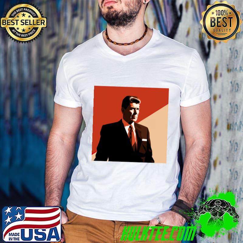 Ronald Reagan American politician and actor who served T-Shirt Guys V Neck Ronald Reagan American politician and actor who served T-Shirt Guys V Neck